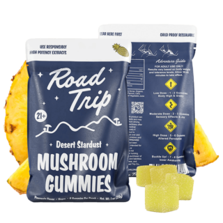 Road Trip - Pineapple Mushroom Gummies - 8 Count