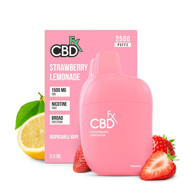 CBD Vape Pen Strawberry Lemonade CBDfx 