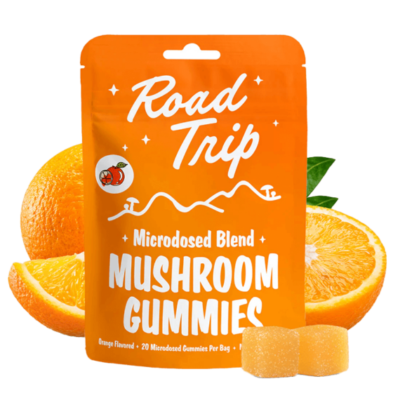 Day Trip - Mushroom Gummies - MICRODOSED - Orange - 20 Count Pouch