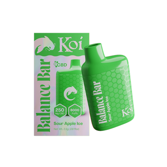 Koi CBD - CBD Vape Pen - Balance Bar - Sour Apple Ice