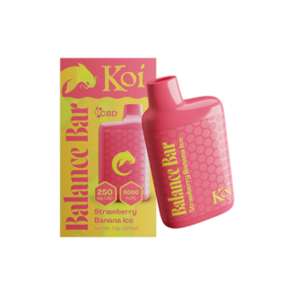 Koi CBD - CBD Vape Pen - Balance Bar - Strawberry Banana Ice