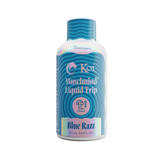 Koi CBD - Mushroom Drink - MusicMind - Blue Razz - 15mg