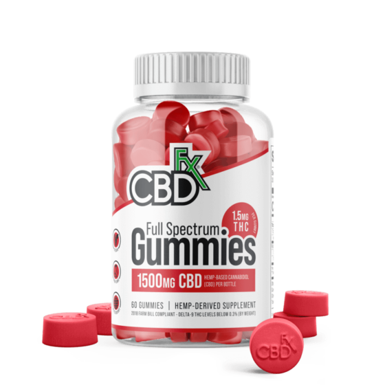 CBDfx - Full Spectrum Mixed Berry Gummies - 60 Count - 1500mg