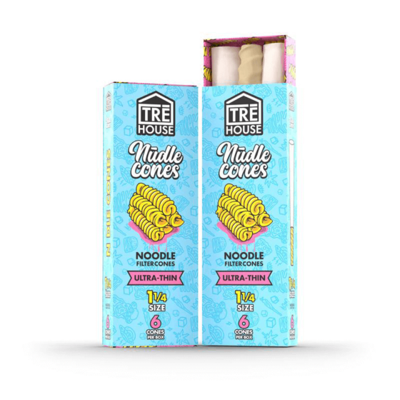 TRE House - Pre Roll Nudle Cones - 6 Pack - 1 1_4_ - Ultra Thin