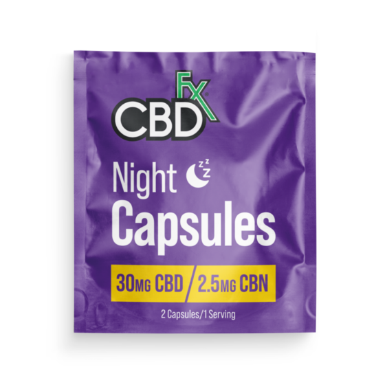 CBN + CBD Capsules for Sleep - CBDfx - 2ct (PROMO)