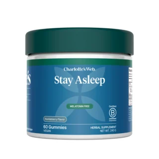 Charlotte's Web Stay Asleep CBN Gummies Huckleberry 60ct