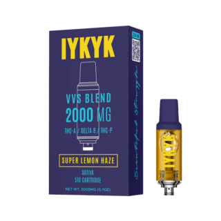 IYKYK - THC-A Delta 8 THC-P Vape Cartridge - Super Lemon Haze (Sativa) - 2g