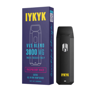 IYKYK - THC-A Delta 8 THC-P Vape Pen - Raspberry Haze (Sativa) - 3g