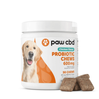 CBDmd - CBD Pet Treat - Probiotic Chews - Chicken Flavor - 600mg - 30 Count