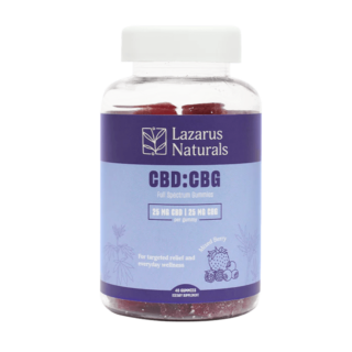 Lazarus Naturals - CBD Gummies + CBG - Mixed Berry - 40 Count