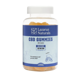 Lazarus Naturals - CBD Gummies - Isolate Lemon - 40 Count