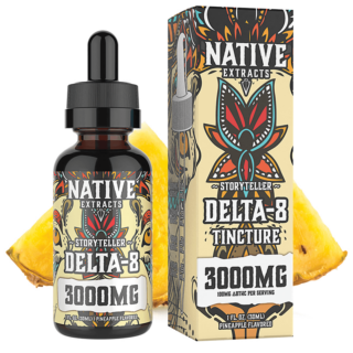 Native Extracts - Delta 8 Tincture - Storyteller - 3000mg - 30ml