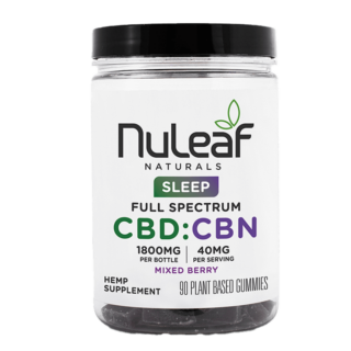NuLeaf Naturals - CBD-CBN Gummies - Mixed Berry - 90ct - 1800mg