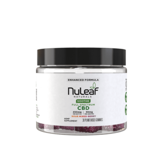 NuLeaf Naturals - CBD Gummies - Sour Mixed Berry - 30ct - 450mg