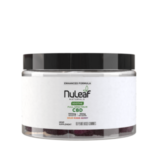 NuLeaf Naturals - CBD Gummies - Sour Mixed Berry - 60ct - 900mg