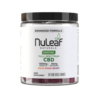 NuLeaf Naturals - CBD Gummies - Sour Mixed Berry - 90ct - 1350mg