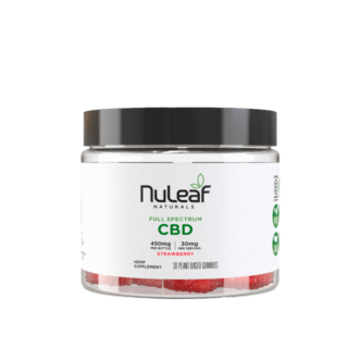 NuLeaf Naturals - CBD Gummies - Strawberry - 30ct - 450mg