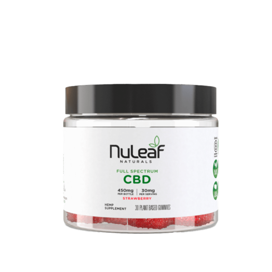 NuLeaf Naturals - CBD Gummies - Strawberry - 30ct - 450mg