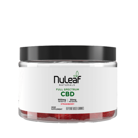 NuLeaf Naturals - CBD Gummies - Strawberry - 60ct - 900mg