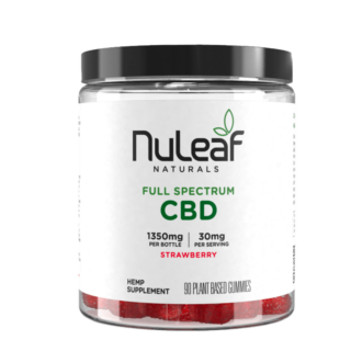 NuLeaf Naturals - CBD Gummies - Strawberry - 90ct - 1350mg