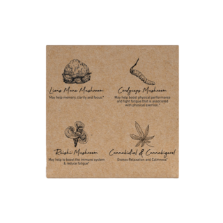 Green Roads - CBD Gummies - Focus - Mushroom Gummies - 30 Count Back