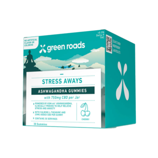 Green Roads - CBD Gummies - Stress Aways - Ashwagandha Gummies - 30 Count