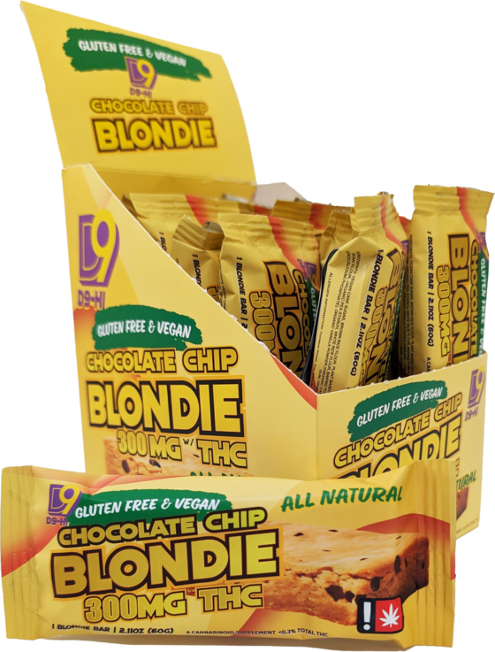 Delta 9 Chocolate Chip Blondie Cookie Bar