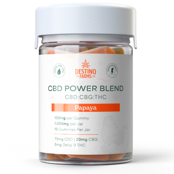 Destino Farms CBD Power Blend Gummies 630mg