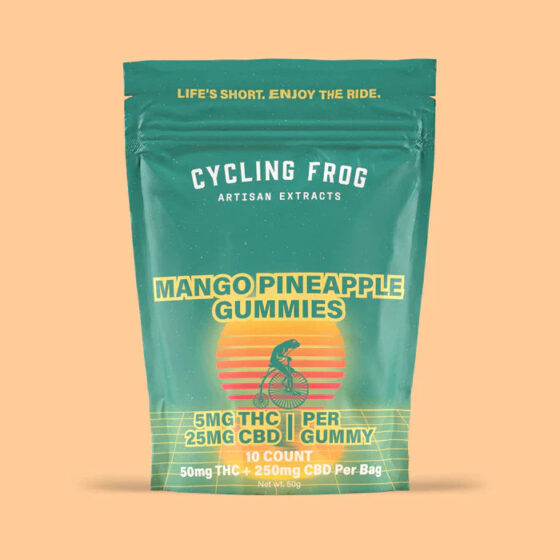 Cycling Frog Gummies 5MG THC/25MG CBD 10 count