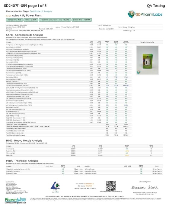 Delta Extrax 4.5G Adios Blend Disposable