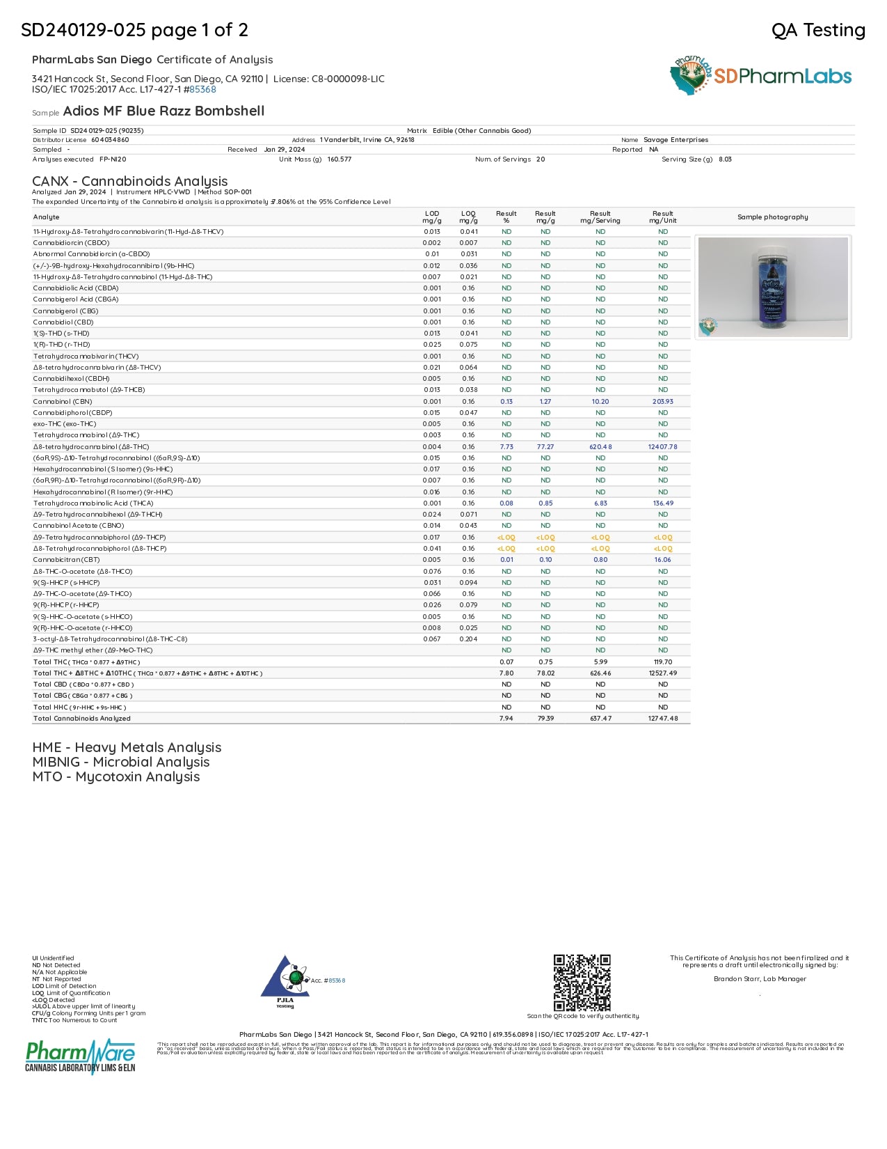 Delta Extrax 12000MG Adiós MF Blend Gummies - Image 17