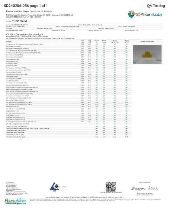 Delta Extrax 12000MG Adiós MF Blend Gummies