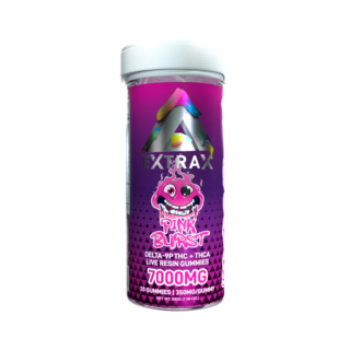 Delta Extrax 7000mg Adiós Blend Gummies - Pink Burst (Hybrid)
