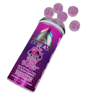 Delta Extrax 7000mg Adiós Blend Gummies - Pink Burst (Hybrid)