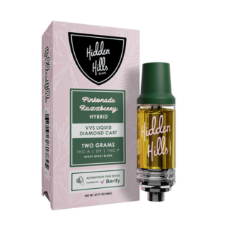 Hidden Hills VVS Liquid Diamond Cart - 2g Cartridge Night Night Blend - Pinkonade Razzberry (Hybrid)