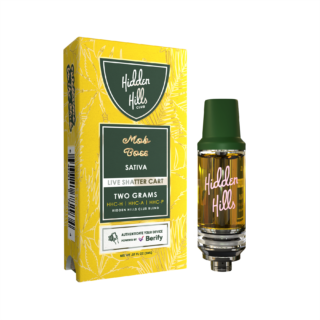 Hidden Hills Live Shatter Cart - 2g Cartridge HHC Blend - Mob Boss (Sativa)