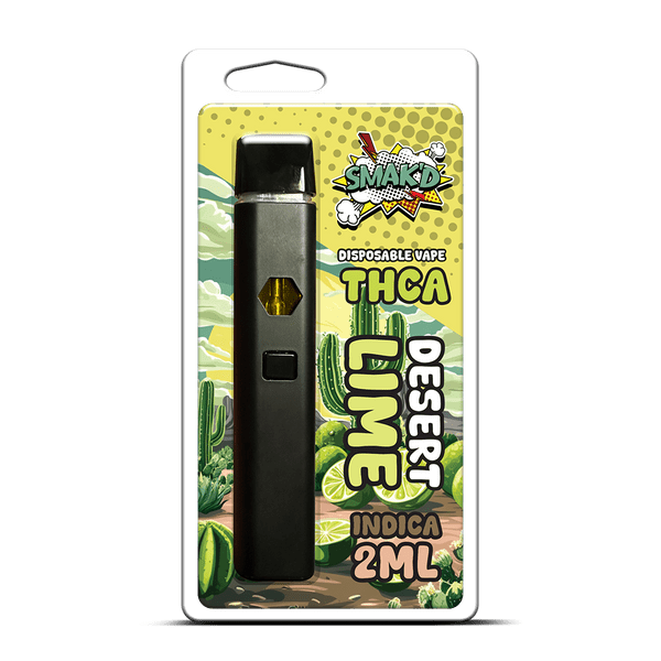 SMAK'D THC Diamond Blend Disposable 2ml - Desert Lime (Indica)