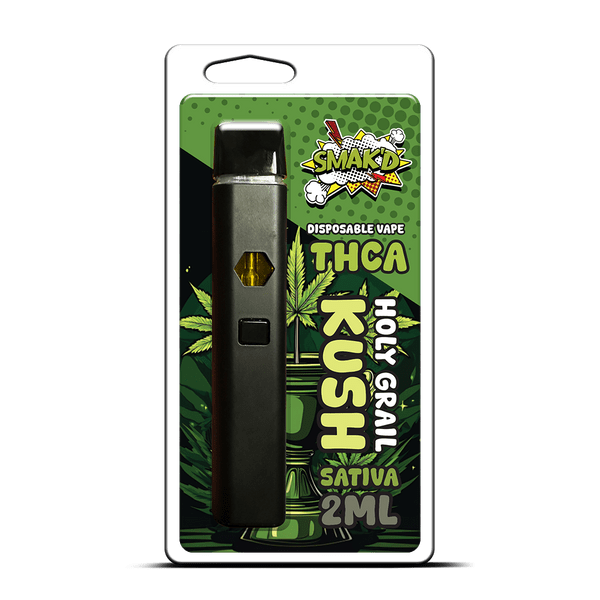 SMAK'D THC Diamond Blend Disposable 2ml - Holy Grail Kush (Sativa)