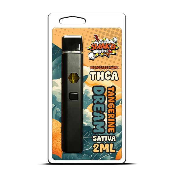 SMAK'D THC Diamond Blend Disposable 2ml - Tangerine Dream (Sativa)