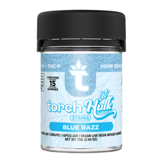 Torch Lil Hulk Gummies 375mg - Blue Razz