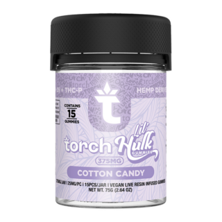 Torch Lil Hulk Gummies 375mg - Cotton Candy