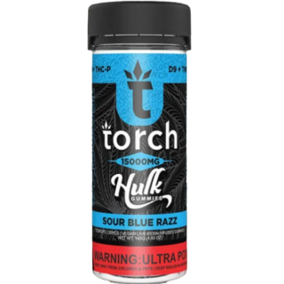 Torch Live Resin D9 + THCP Hulk Gummies 15000mg