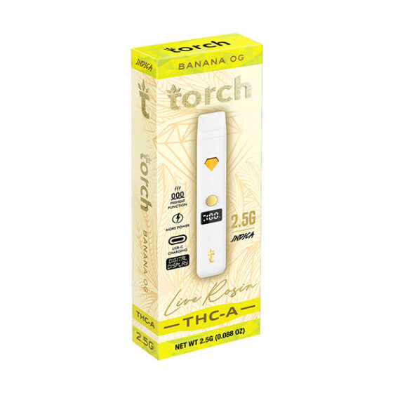 Torch THC-A Live Rosin Disposable