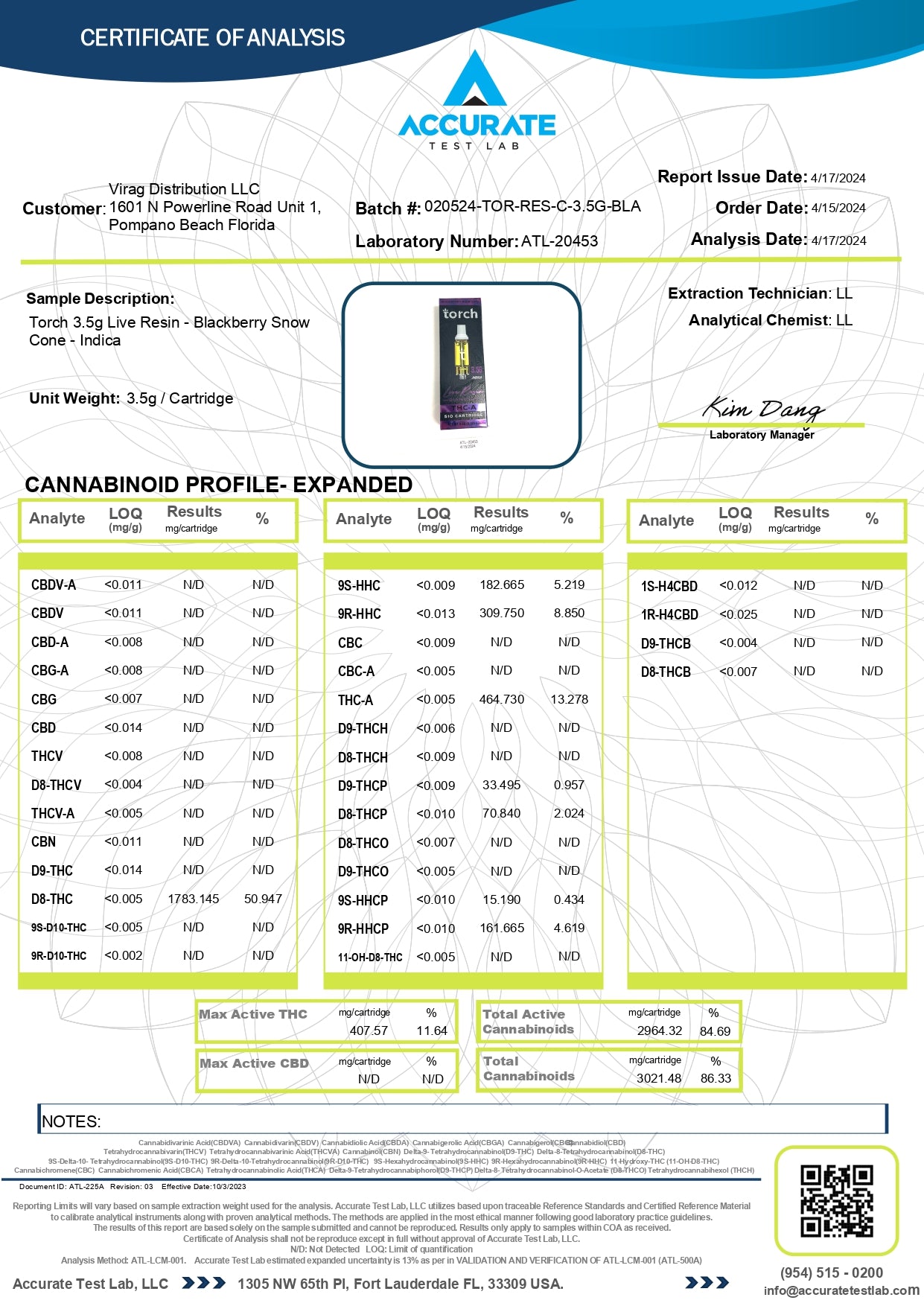 Torch Live Resin Diamonds THC-A Cartridge | 3.5g - Image 15