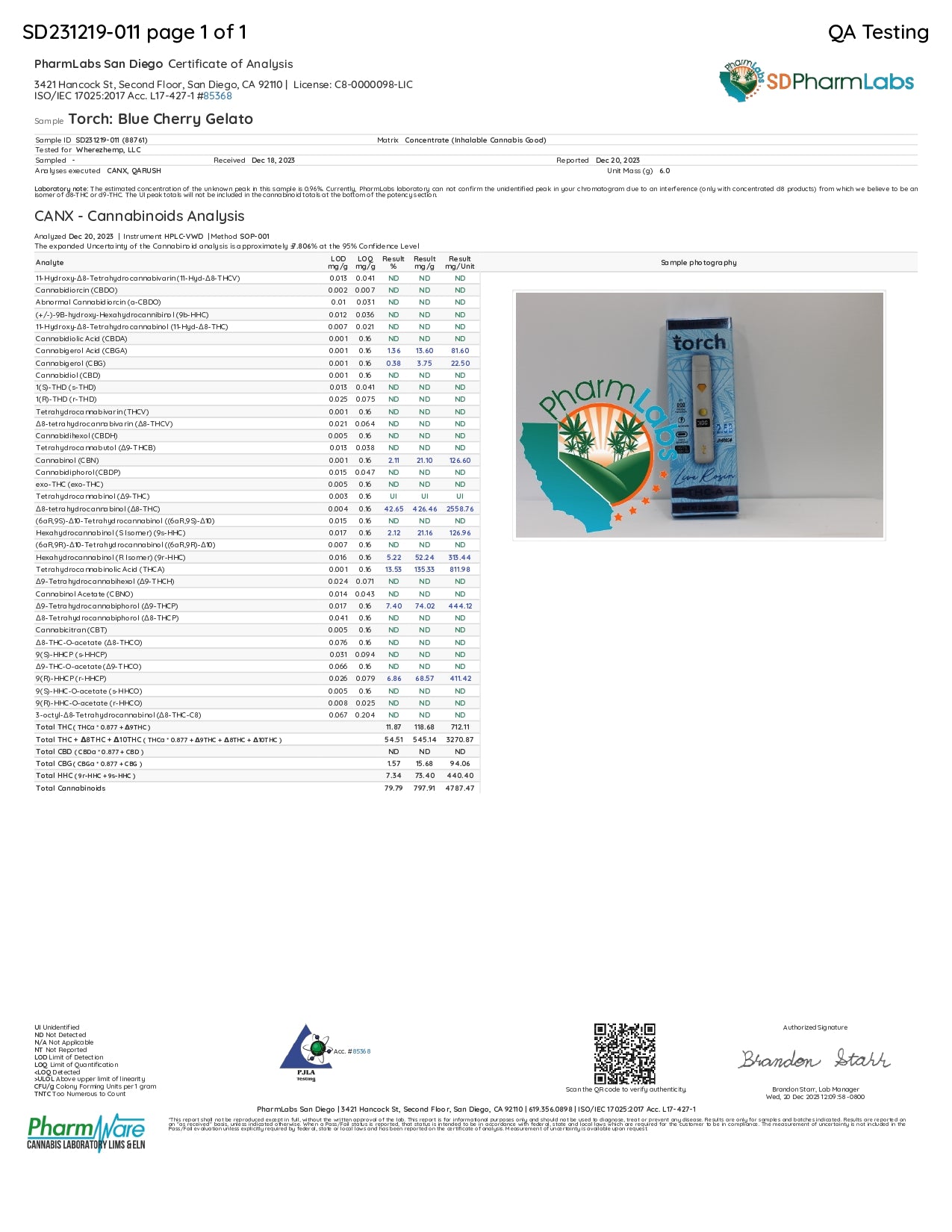 Torch THC-A Live Rosin Disposable | 2.5g - Image 13