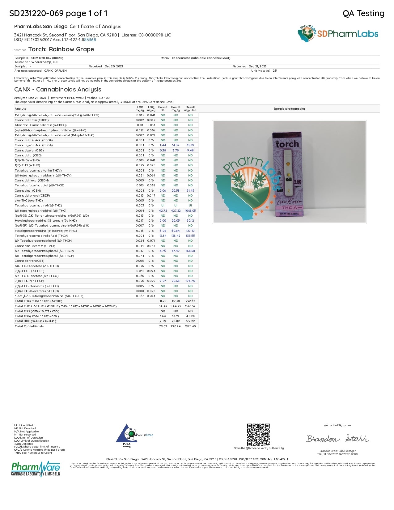 Torch THC-A Live Rosin Disposable | 2.5g - Image 18