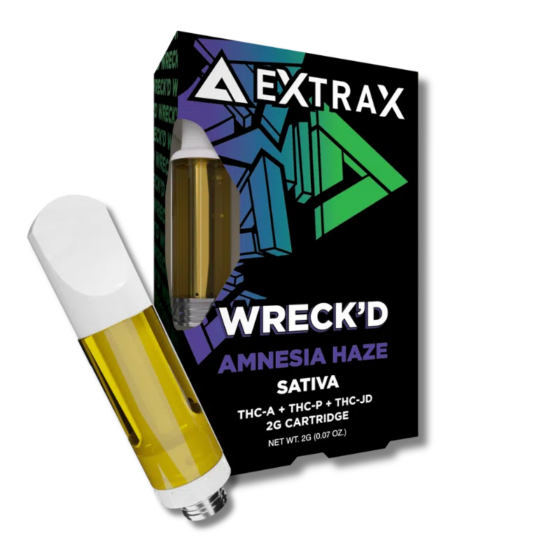 Delta Extrax Wreck’d Cartridges - 2g - Amnesia Haze (Sativa) 3