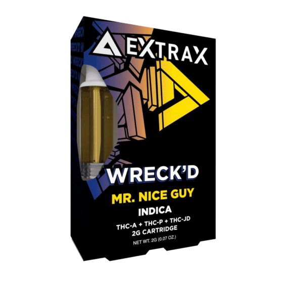Delta Extrax Wreck’d Cartridges - 2g - Mr. Nice Guy (Indica)
