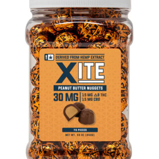Xite Delta 9 Peanut Butter Nuggets 5 Piece Bag