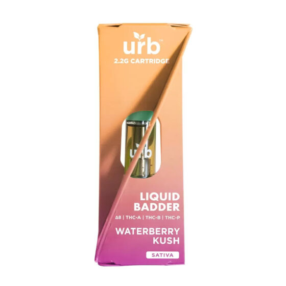 Urb Liquid Badder Cartridge 2.2ML - Waterberry Kush (Sativa)